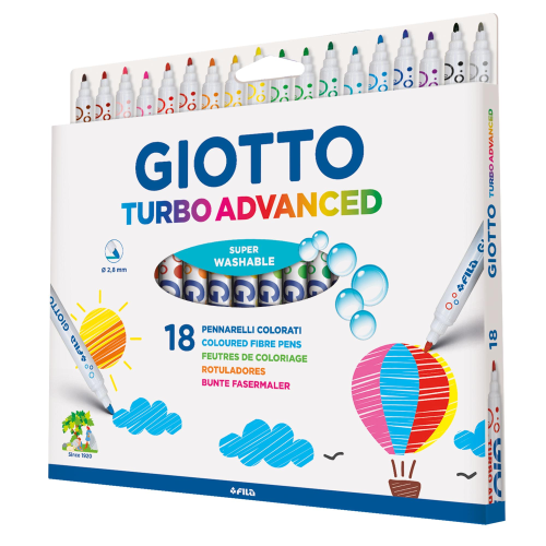 GIOTTO TURBO ADVANCED PENNARELLI CONF. 18 Pz.